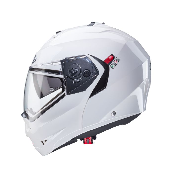 Caberg Duke X White Metal Flip Up Motorcycle Helmet