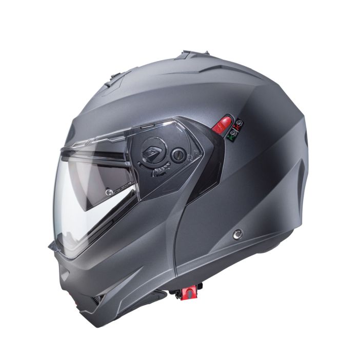 Caberg Duke X Matt Gun Metal Fip Up Motorcycle Helmet