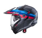 Caberg Tourmax X Sarabe Matt Gun Metal/Black/Blue/Red Flip Up Motorcycle Helmet
