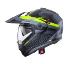 Caberg Tourmax X Sarabe Matt Gun Metal/Black/Yellow Flip Up Motorcycle Helmet