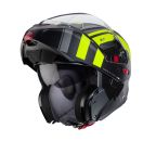 Caberg Caberg Horus X Road Matt Gun Metal/Yellow/Flou/Black Helmet S/O - Side View