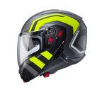 Caberg Caberg Horus X Road Matt Gun Metal/Yellow/Flou/Black Helmet S/O - Rear View