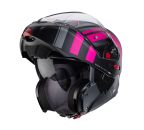 Caberg Caberg Horus X Road Matt Gun Metal/Fuchsia/Black Helmet S/O - Side View