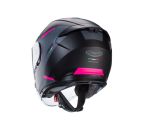 Caberg Flyon 2 Caberg Flyon 2 Boss Matt Black/Grey/Fuchsia Helmet S/O - Rear View
