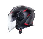 Caberg Caberg Flyon 2 Boss Matt Grey/Red/Black Helmet S/O - Side View