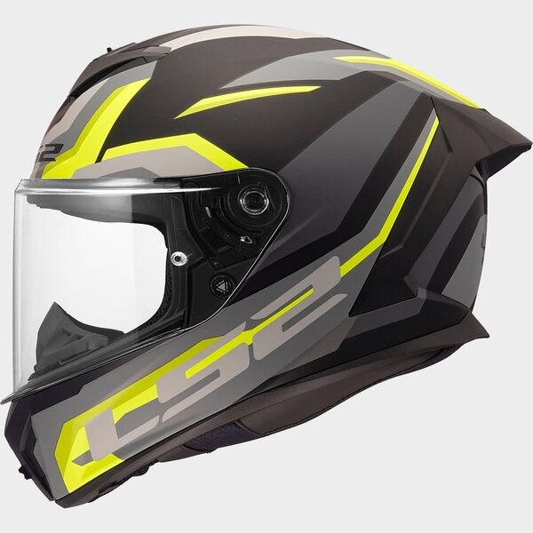 LS2 FF820 RAPID III HYPER BLACK H-V YELLOW