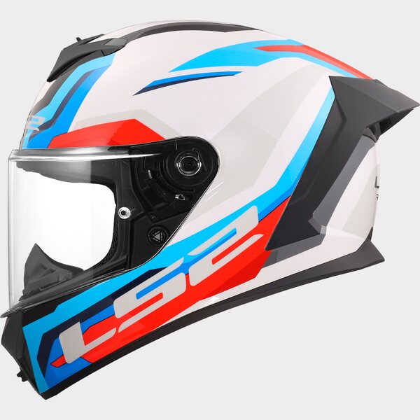 LS2 FF820 RAPID III HYPER WHITE BLUE RED