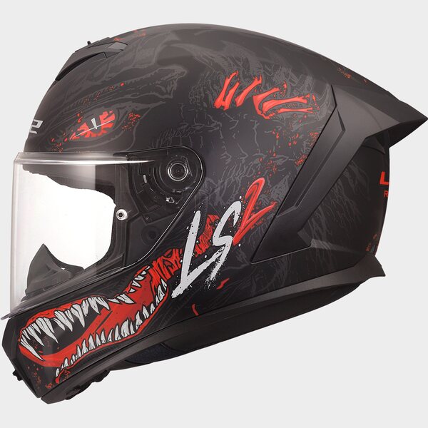 LS2 FF820 RAPID III KAIJU II BLACK RED WHITE