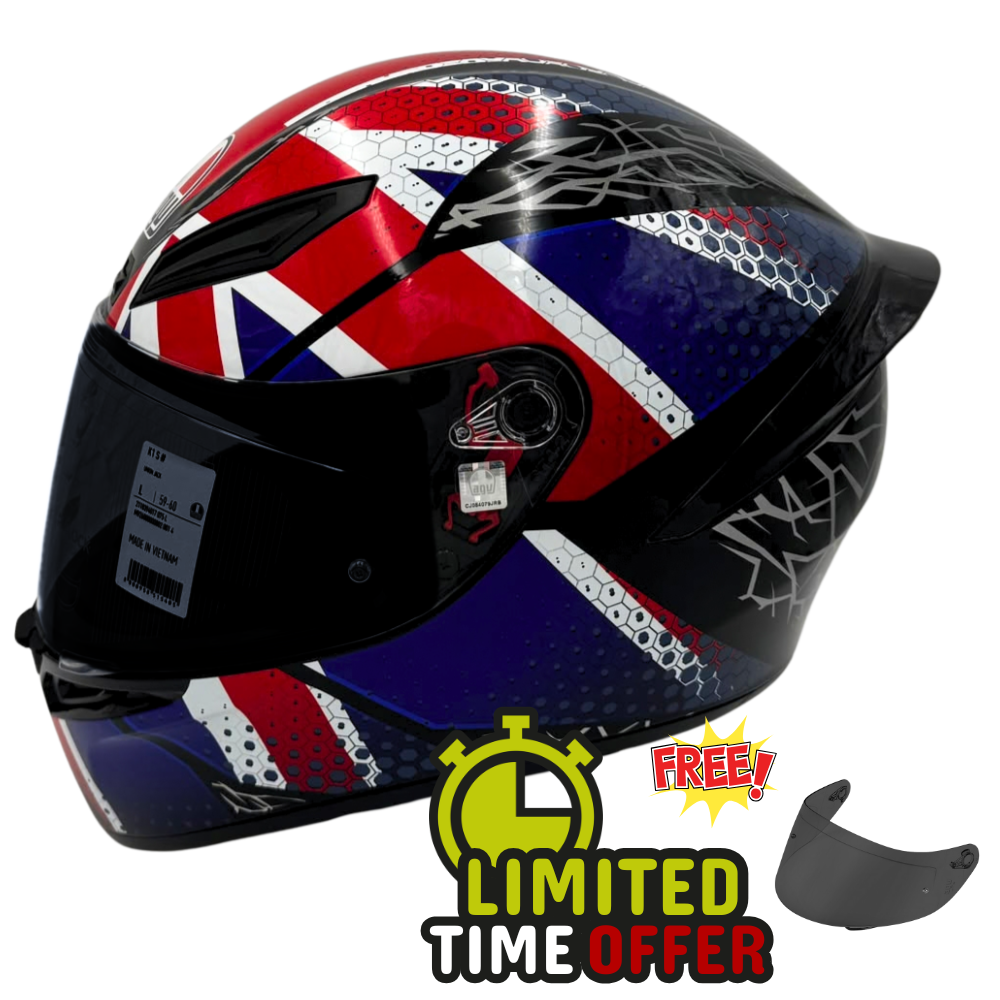 AGV K1-S Union Jack - Free Dark Visor