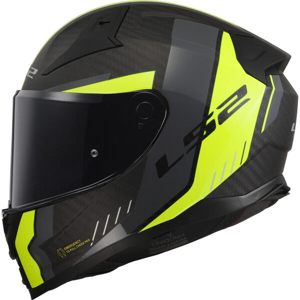 LS2 LS2 FF811 VECTOR II C GRID MATT H-V YELLOW-06 - Front View