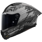 LS2 FF805 Thunder GP Aero Polar Matt Black with FREE Dark Visor & Helmet Backpack
