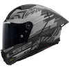 LS2 FF805 Thunder GP Aero Polar Matt Black with FREE Dark Visor & Helmet Backpack