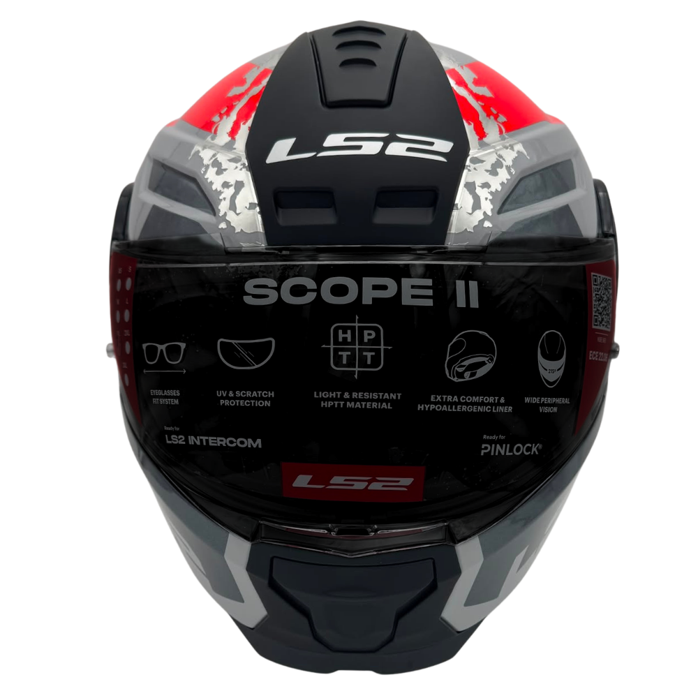 LS2 FF902 SCOPE II OXYD GREY RED