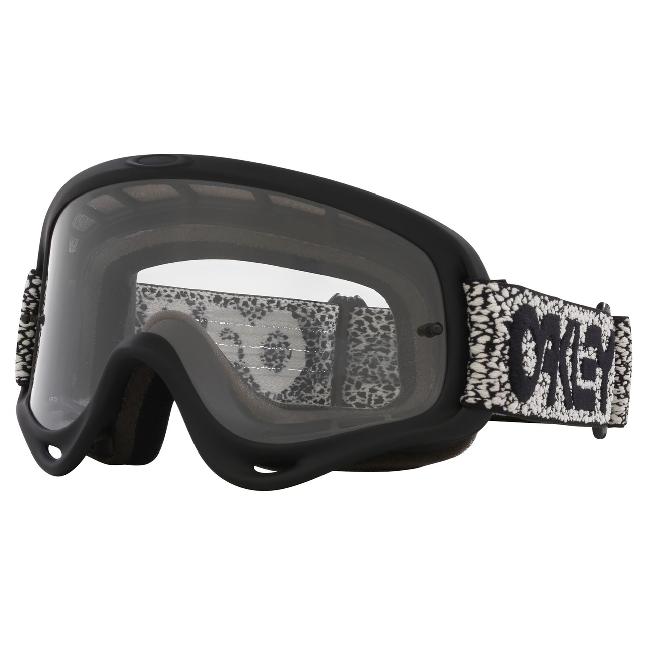 Oakley Oakley O-Frame MX Goggle (Grey Crackle) Clear Lens - Front View