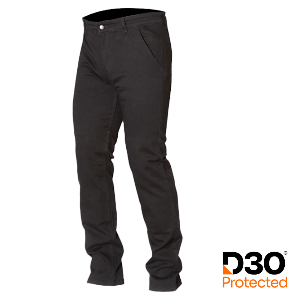 Merlin Brody D3O Riding Chino Single Layer Jeans - Black