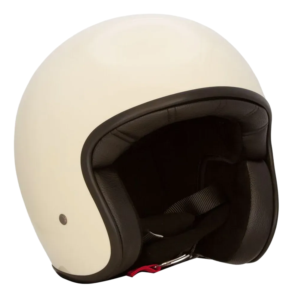 Merlin BlackBird Jet Helmet Naked Vintage White