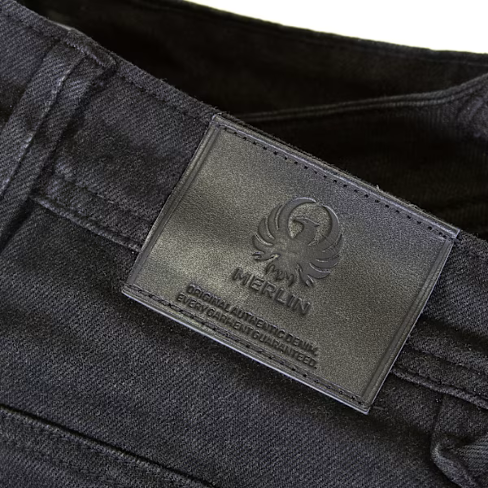 Merlin Rivington D3O Jeans Short Leg Black