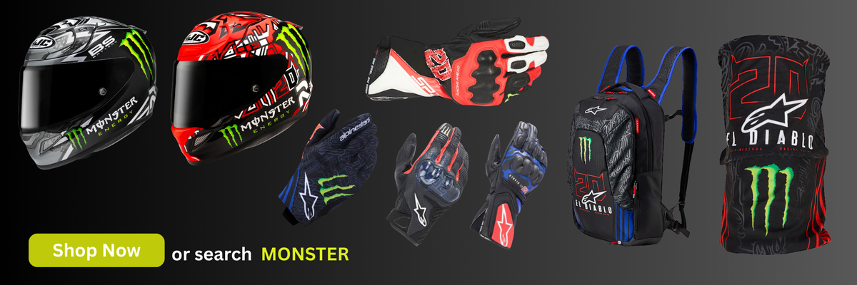Monster motorcycle gear