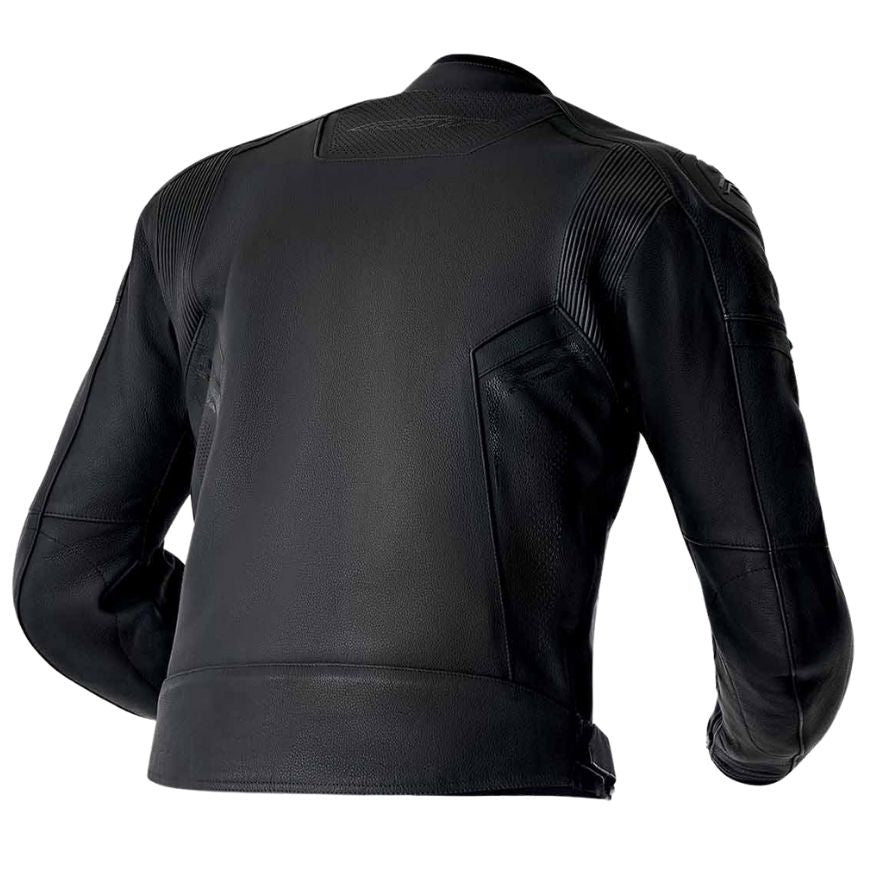 RST RST S1 D30 Men's Leather Jacket - Black/Black - Side View