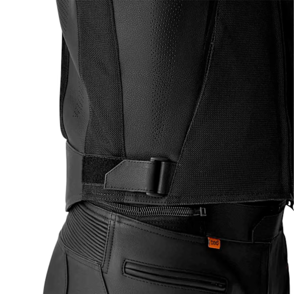 RST S1 Mesh D3O Leather Jacket - Black / Black