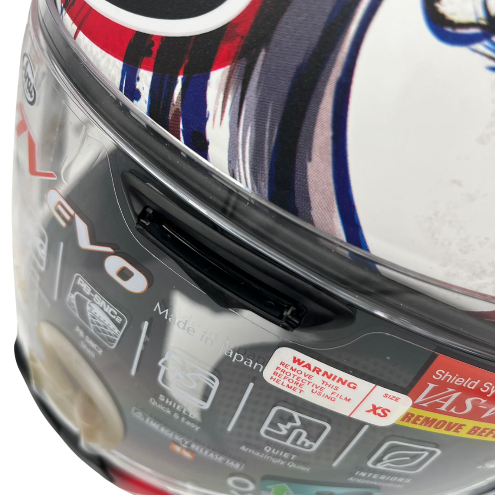 Arai RX-7V Evo - Kiyonari Trico  & Free Dark Visor