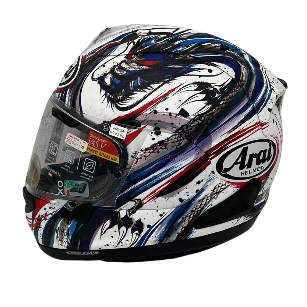Arai RX-7V Evo - Kiyonari Trico  & Free Dark Visor