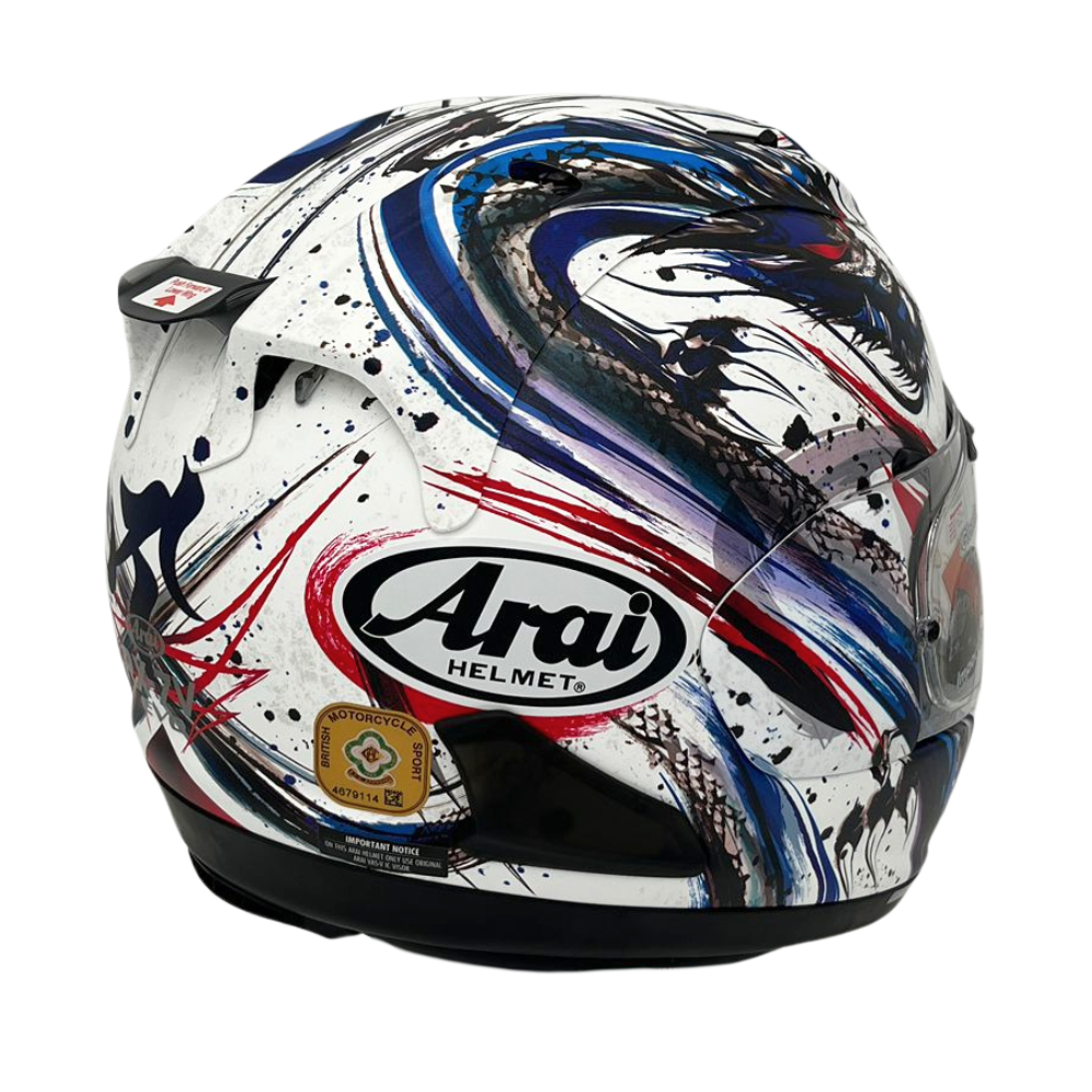 Arai RX-7V Evo - Kiyonari Trico  & Free Dark Visor