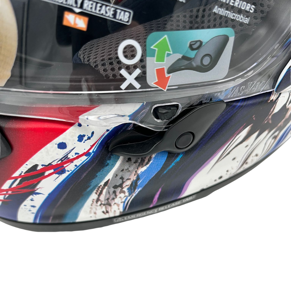 Arai RX-7V Evo - Kiyonari Trico  & Free Dark Visor
