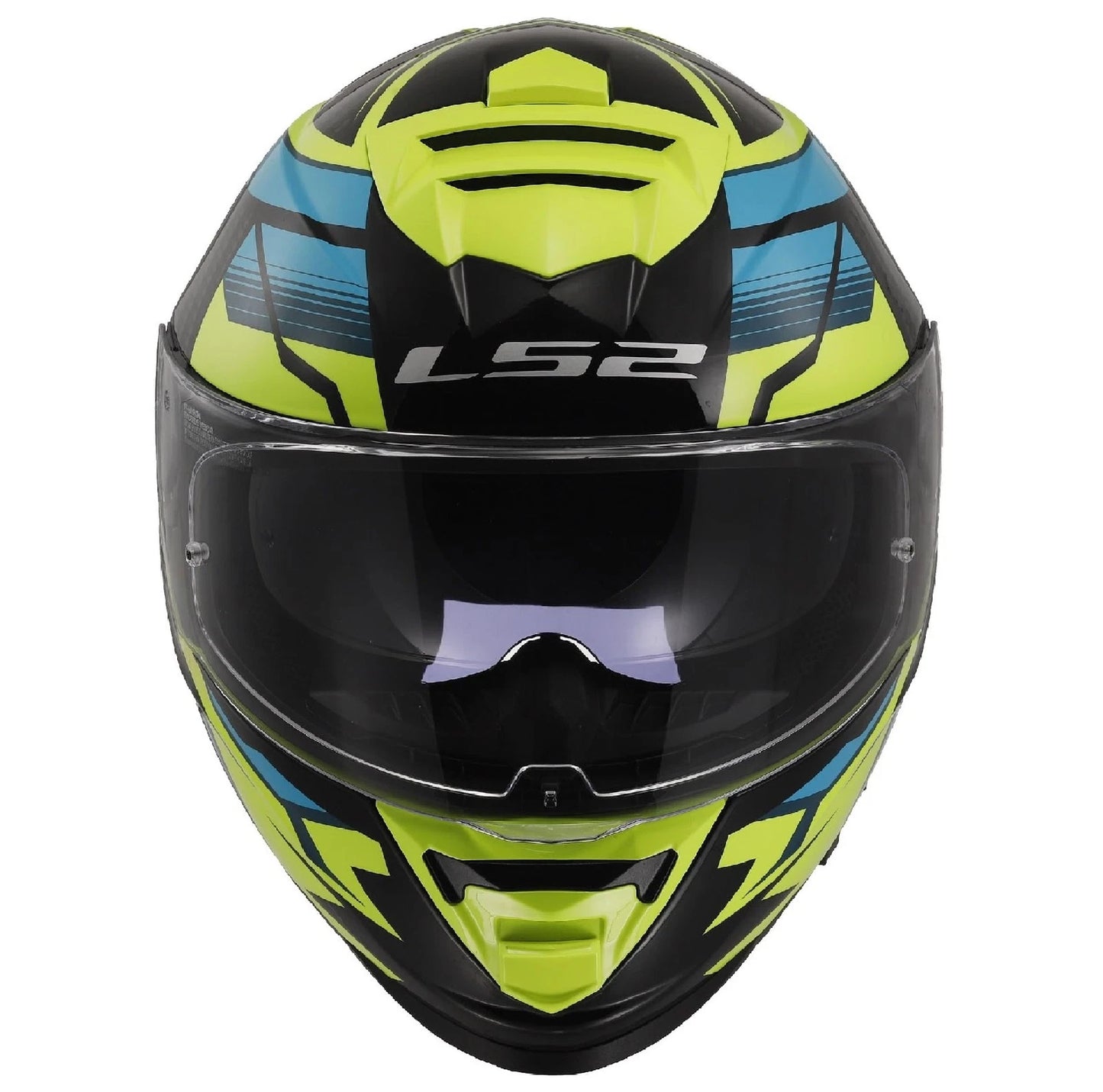 LS2 LS2 FF800 STORM 2 TRACKER HI-VIS YELLOW-06 - Side View