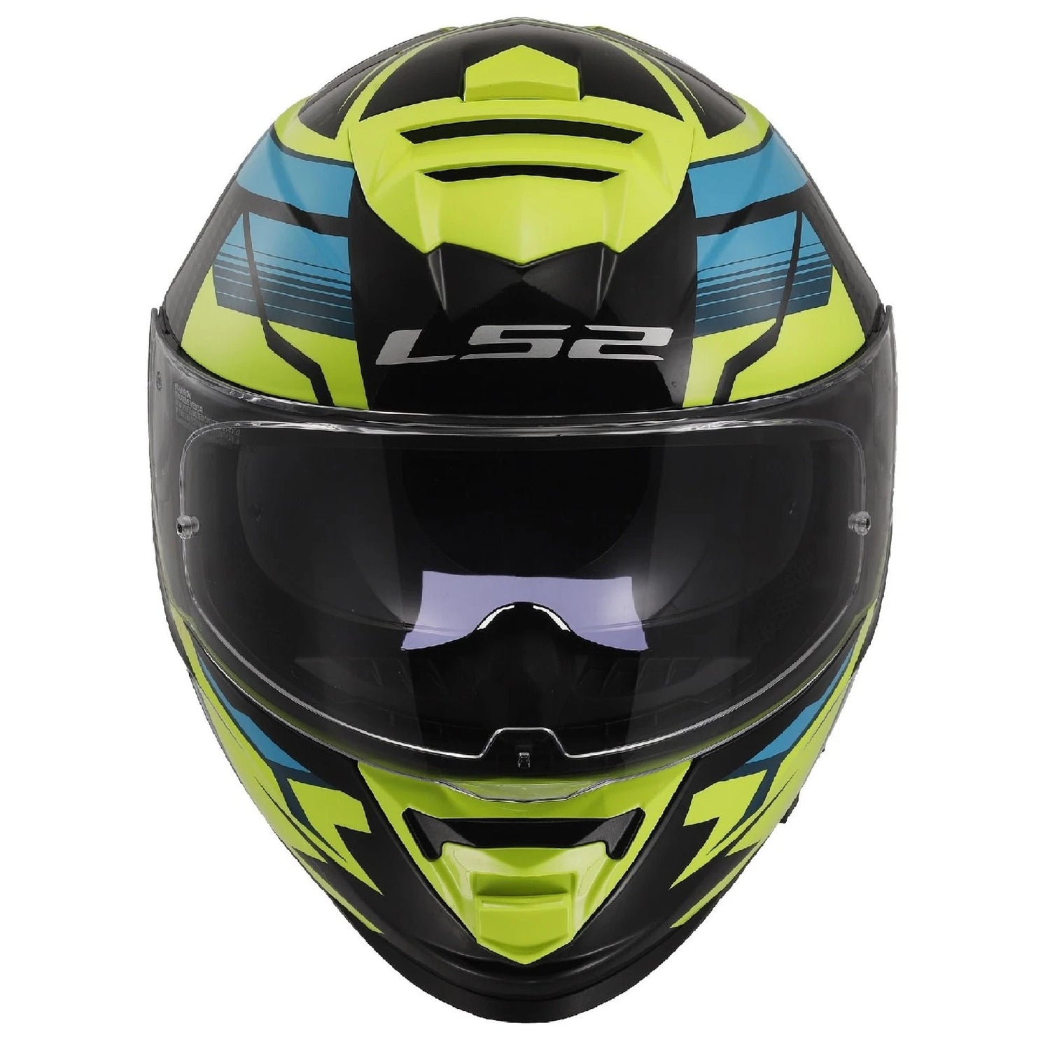 LS2 LS2 FF800 STORM 2 TRACKER HI-VIS YELLOW-06 - Side View
