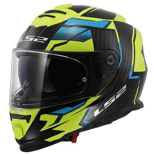 LS2 LS2 FF800 STORM 2 TRACKER HI-VIS YELLOW-06 - Front View