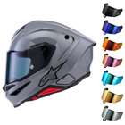 Alpinestars S-R7 Solid Gloss Grey Helmet