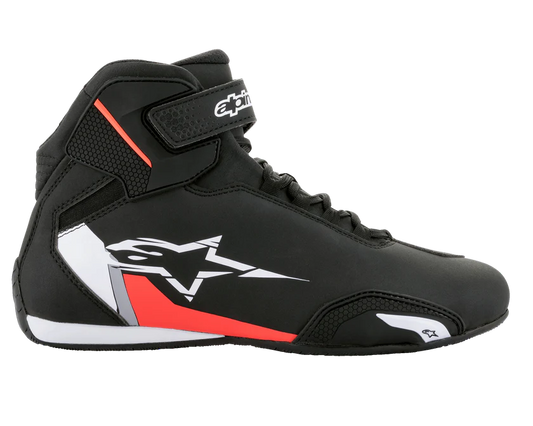 ALPINESTARS SEKTOR SHOE Black White Red Fluo