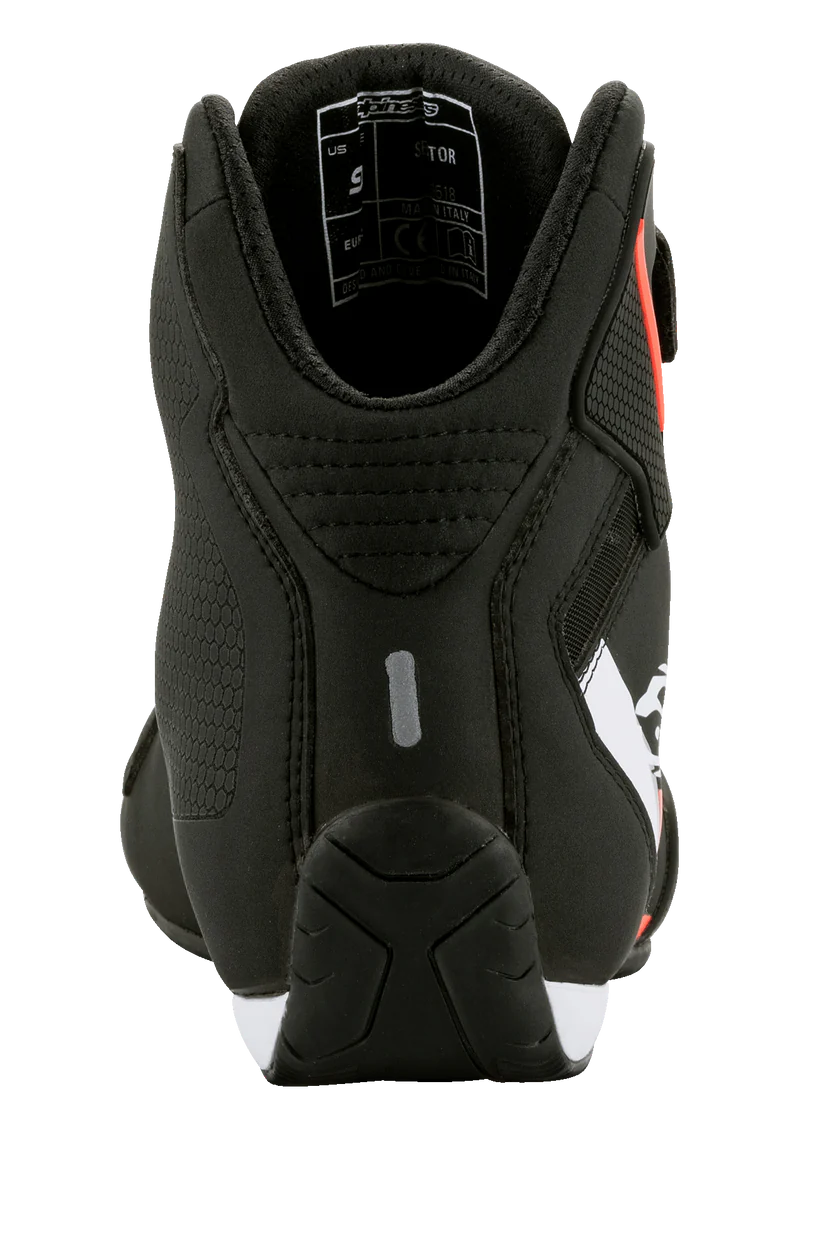ALPINESTARS SEKTOR SHOE Black White Red Fluo