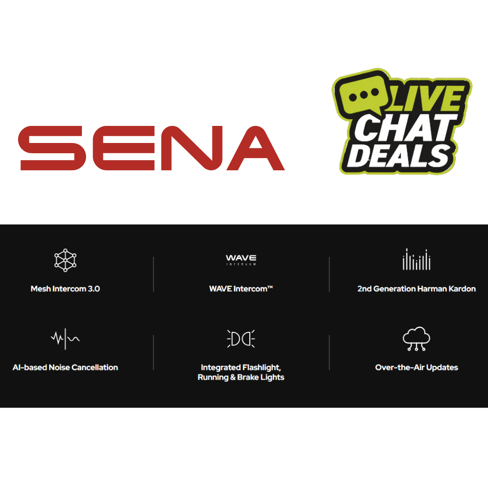 Sena Phantom ANC Smart Helmet w Mesh Comms Matt Black