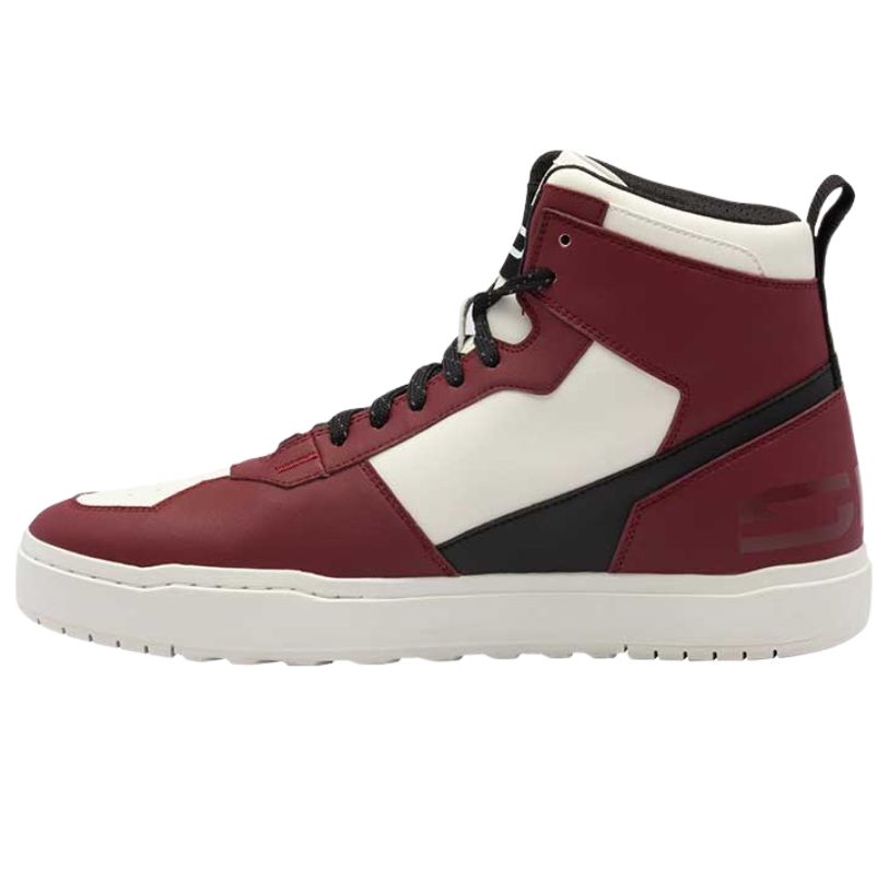 Sidi Sidi Lynx CE Shoes Black/Dark Red - Side View