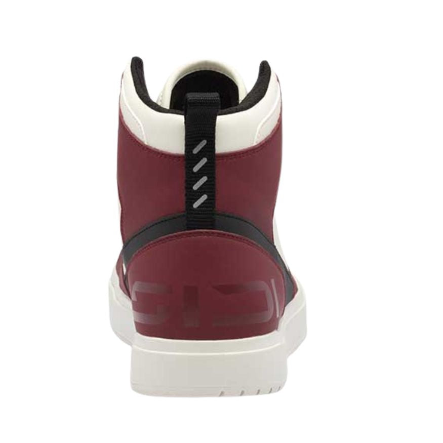 Sidi Sidi Lynx CE Shoes Black/Dark Red - Rear View