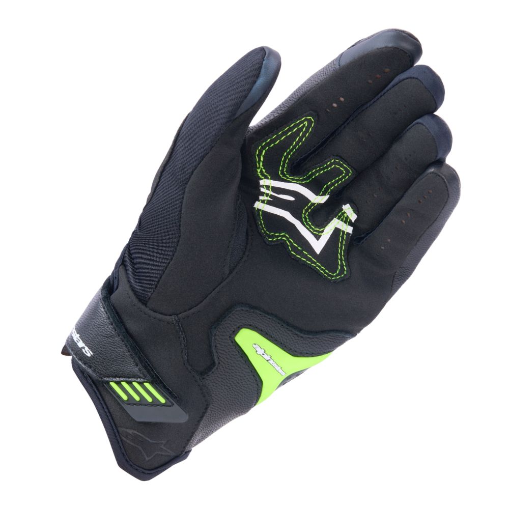 Alpinestars Alpinestars SP-R Pro Gloves Black Yellow Fluo - Side View