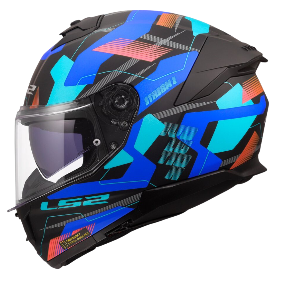 LS2 FF808 STREAM II MIKA BLACK BLUE-06