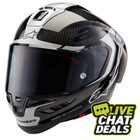 Alpinestars Supertech R10 - Element Black Carbon/Silver/Black Gloss - Includes Tinted Visor