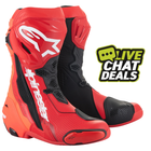 Alpinestars Supertech R Boots - Bright Red/Red Flo (Latest Version)