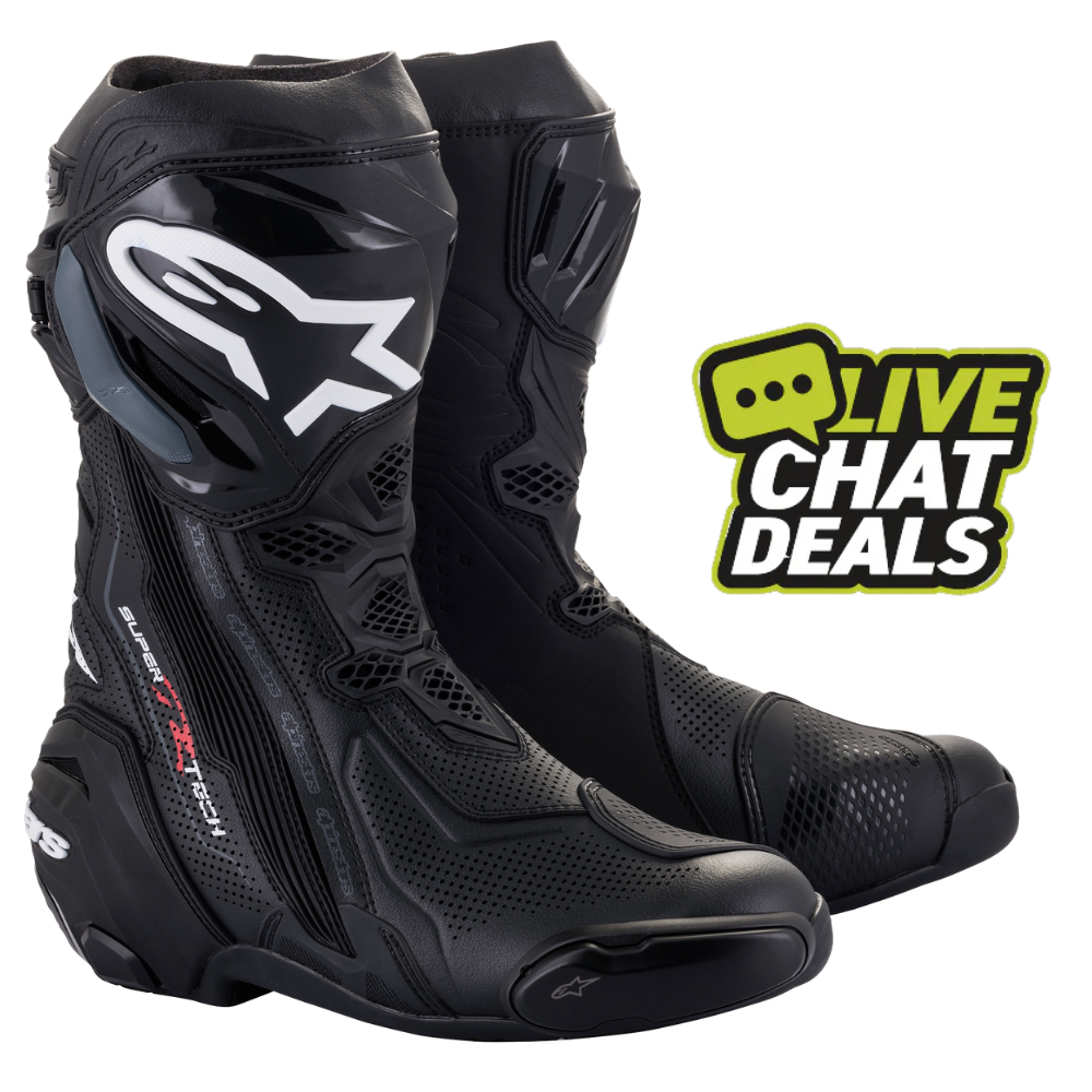 Alpinestars Supertech R Vented - Black (Latest Version)
