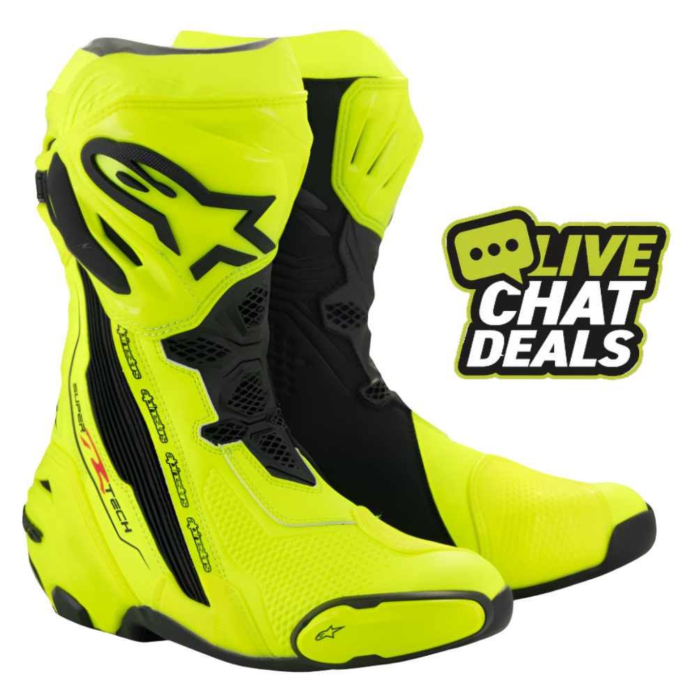 Alpinestars Supertech R Boots Flo Yellow Black (Latest Version)