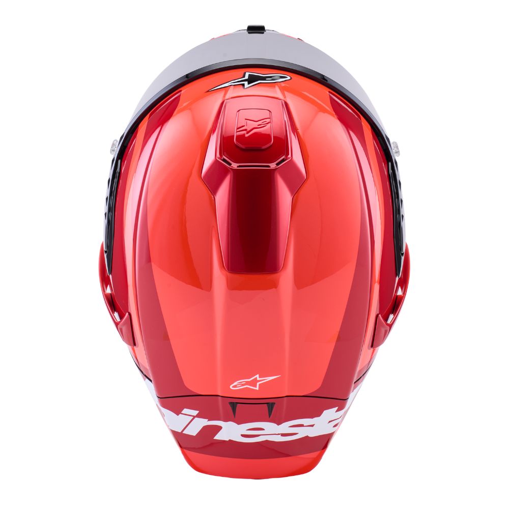 Alpinestars Supertech R10 Arius Black / White / Double Red Helmet