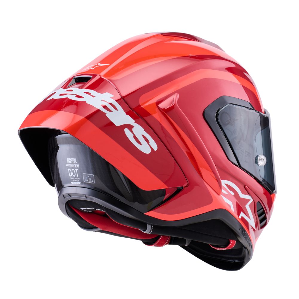 Alpinestars Supertech R10 Arius Black / White / Double Red Helmet
