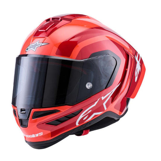 Alpinestars Supertech R10 Arius Black / White / Double Red Helmet