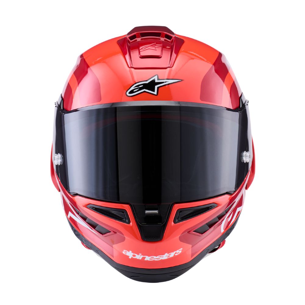 Alpinestars Supertech R10 Arius Black / White / Double Red Helmet