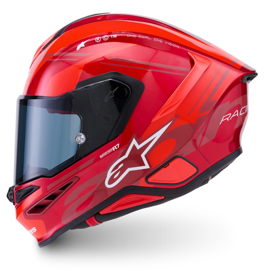 Alpinestars Supertech R7 A-Core Gloss Red / White