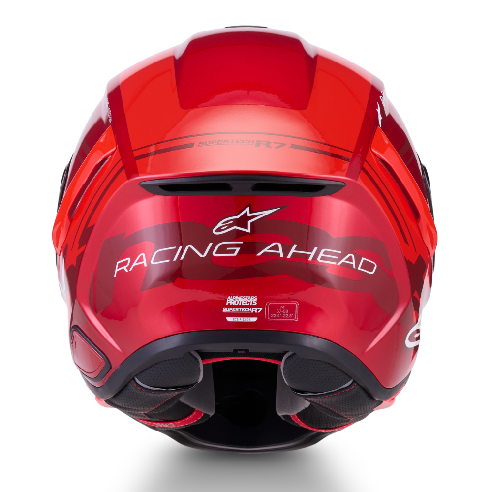 Alpinestars Supertech R7 A-Core Gloss Red / White