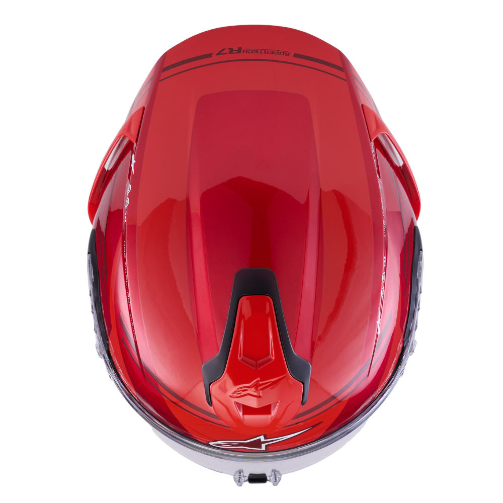Alpinestars Supertech R7 A-Core Gloss Red / White